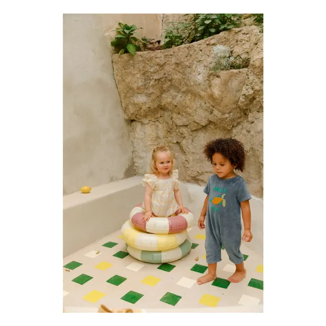 Strampelanzug Savia Bio-Baumwolle | Cremefarben