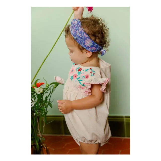 Strampelanzug Nusha | Cremefarben