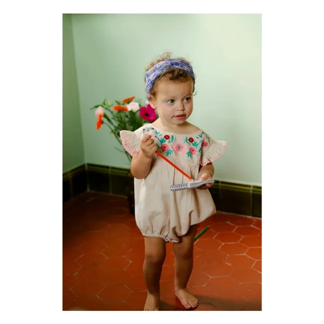 Strampelanzug Nusha | Cremefarben