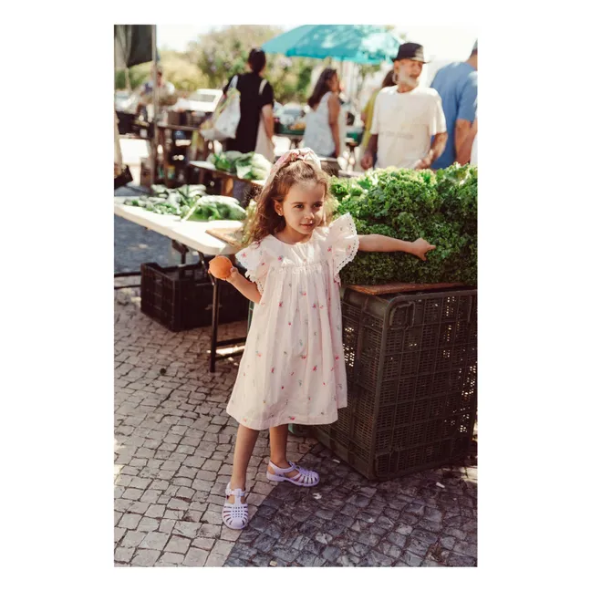 Robe Shanti Coton Bio | Rose pâle