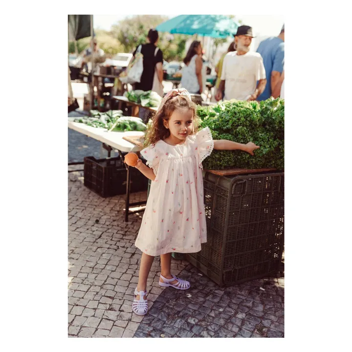 Robe Shanti Coton Bio | Rose pâle- Image produit n°3