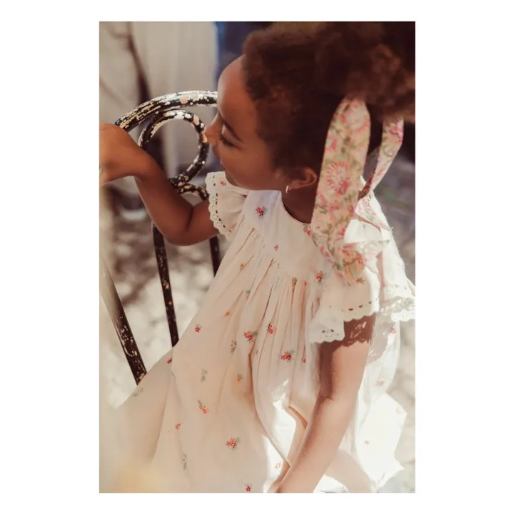 Robe Shanti Coton Bio | Rose pâle- Image produit n°2