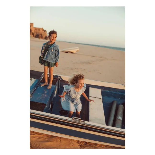 Robe Morlina Lin | Bleu