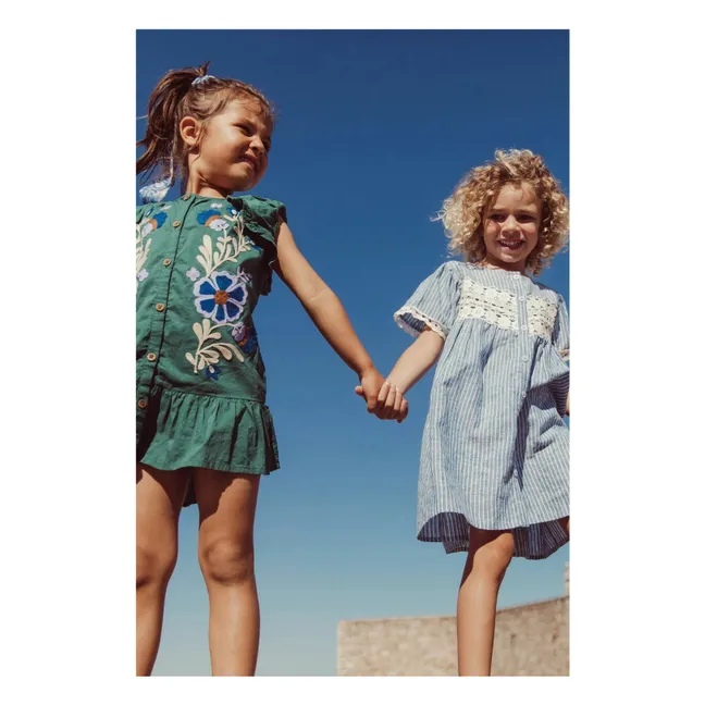 Robe Morlina Lin | Bleu