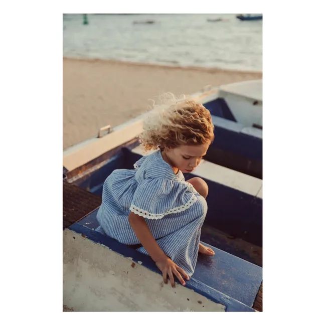 Robe Morlina Lin | Bleu