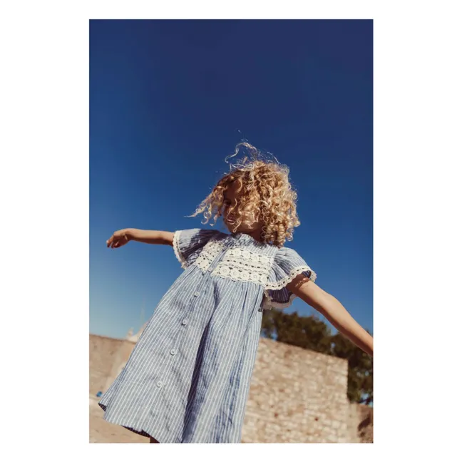 Robe Morlina Lin | Bleu