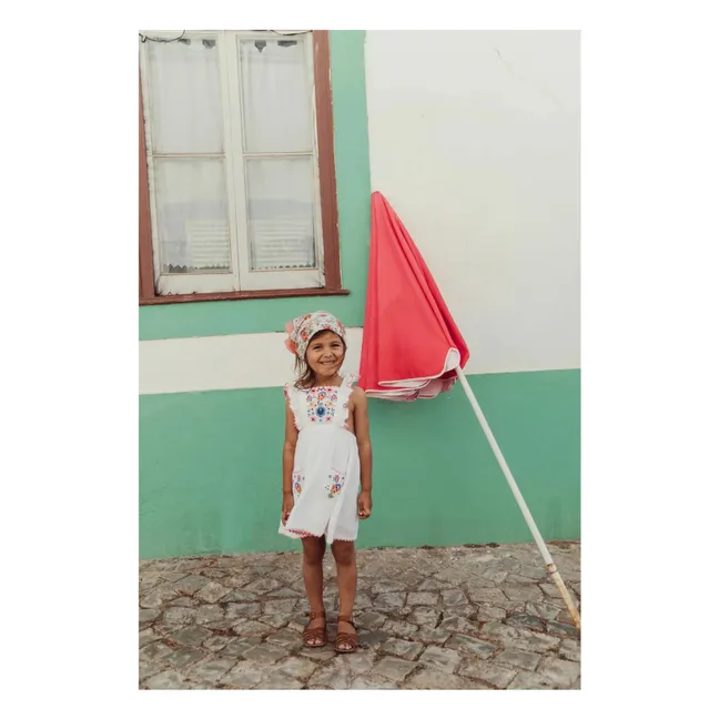 Robe Huguette Gaze de Coton Bio | Blanc