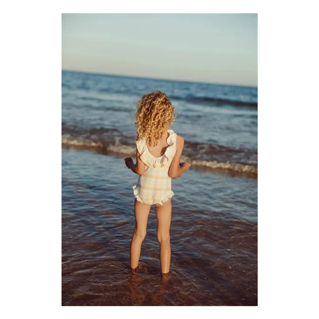 Maillot de Bain Andrea Positano Fibres Recyclées | Ecru