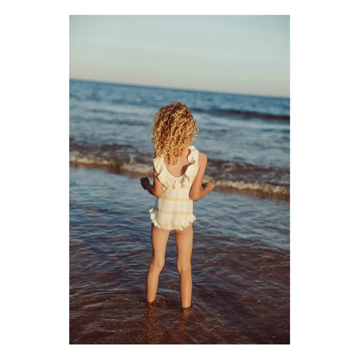 Maillot de Bain Andrea Positano Fibres Recyclées | Ecru- Image produit n°2