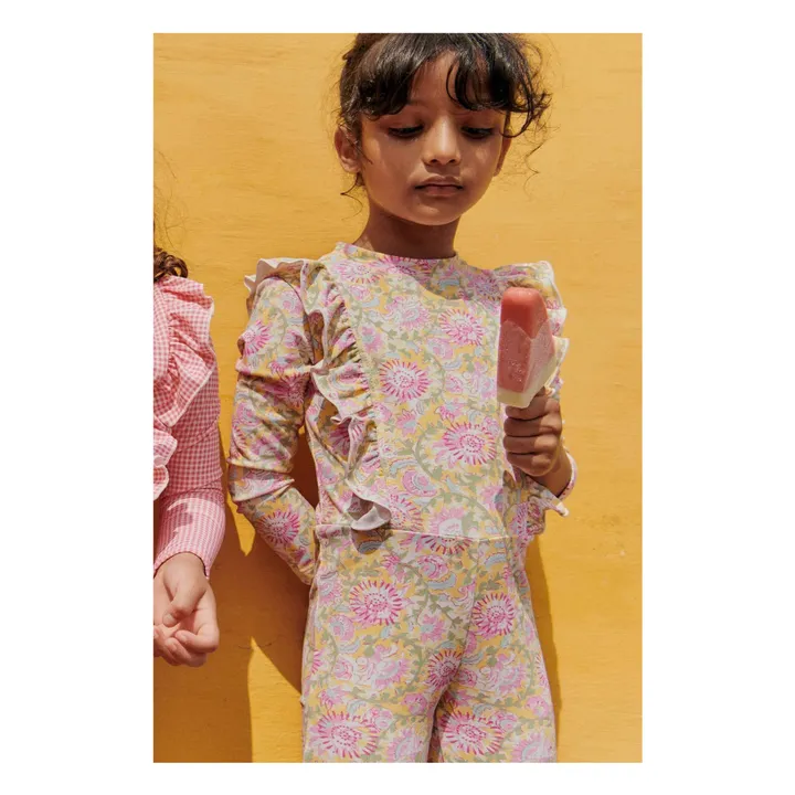 Combinaison de Bain Linette Fibres Recyclées | Jaune- Image produit n°1