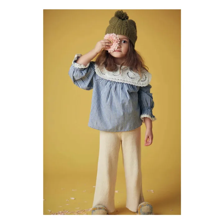 Blouse Henriette Vichy | Bleu- Image produit n°1