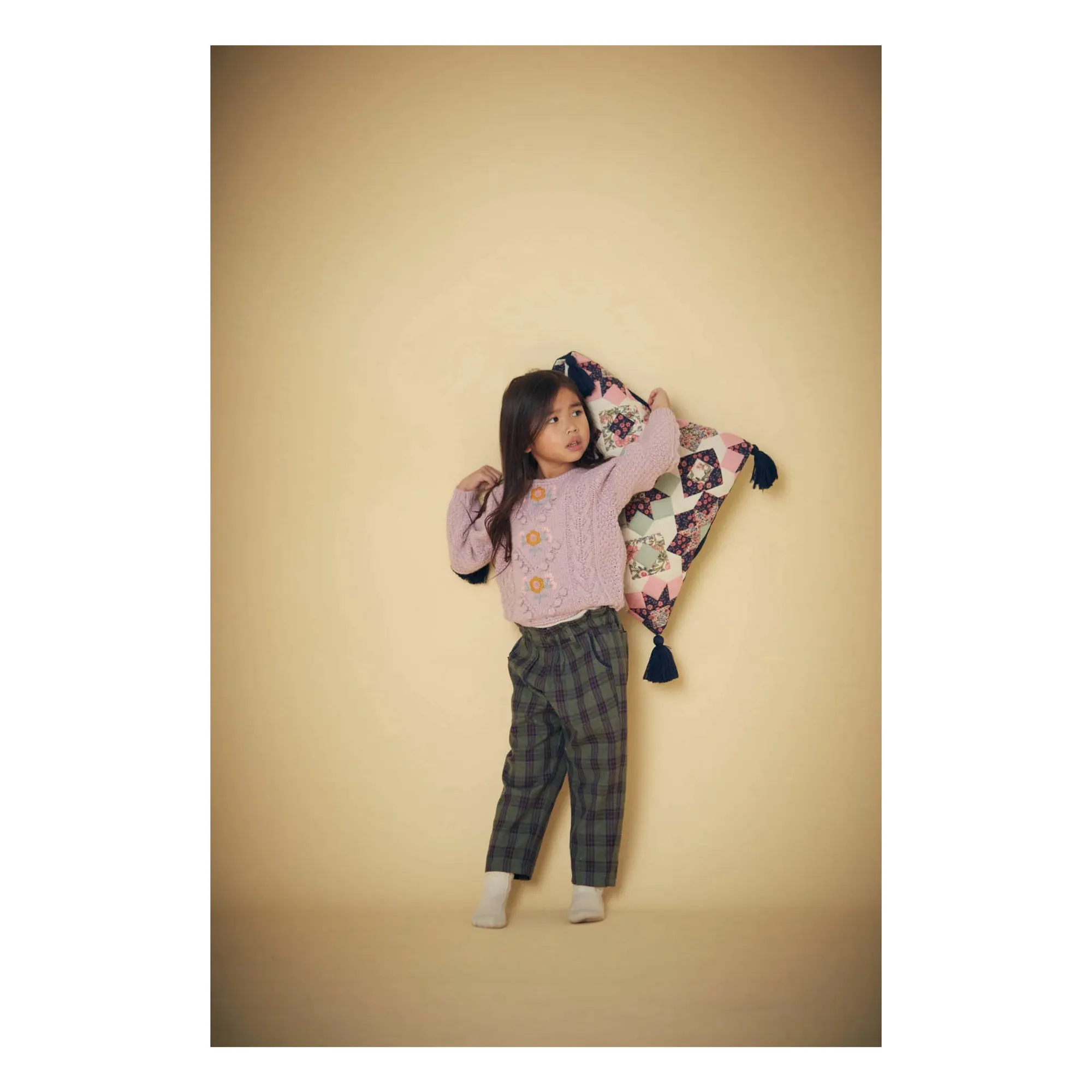 Louise Misha Mauve Vinia Flowers Sweater