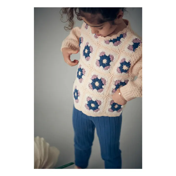 Pull Alicia Crochet | Rose poudré- Image produit n°2