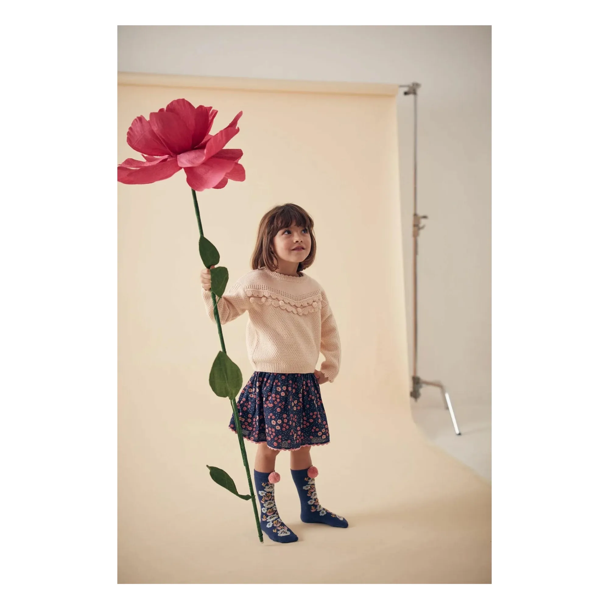 Pull Ionnisa Maille Fantaisie | Rose poudré- Image produit n°2