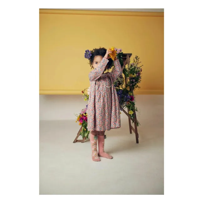 Robe Roulotta Fleurie | Rose