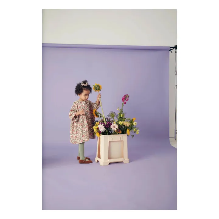 Vestido de gasa de algodón Marlotta | Rosa- Imagen del producto n°4