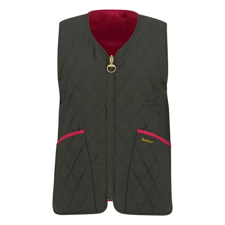 Veste Sans Manches Réversible My | Vert foncé- Image produit n°0