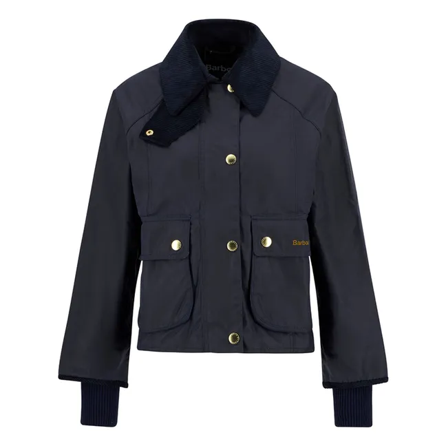 Veste Beadnell Cirée | Bleu marine