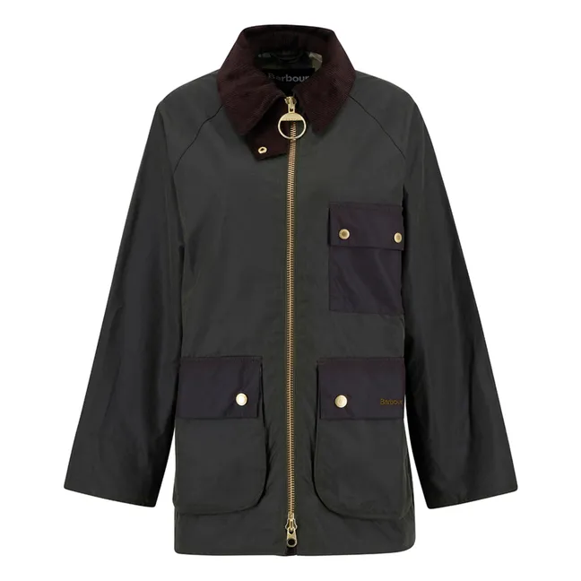 Luella Gewachstes Jacket | Dunkelgrün