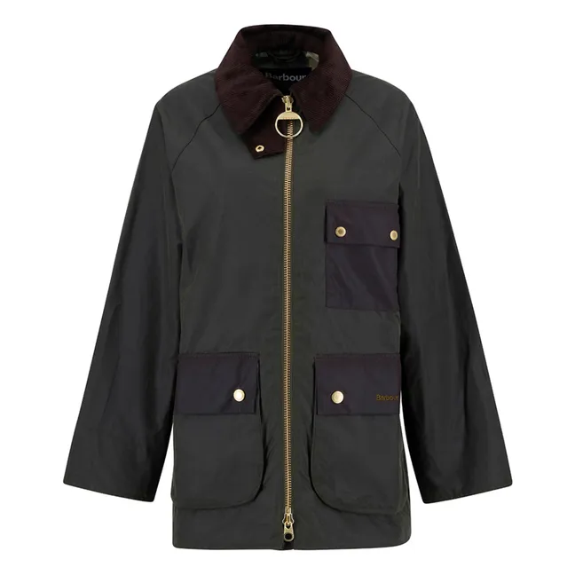 Veste Luella Cirée | Vert foncé