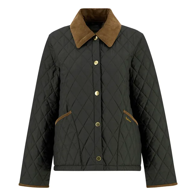 Ikonen Liddesdale Steppjacke | Dunkelgrün