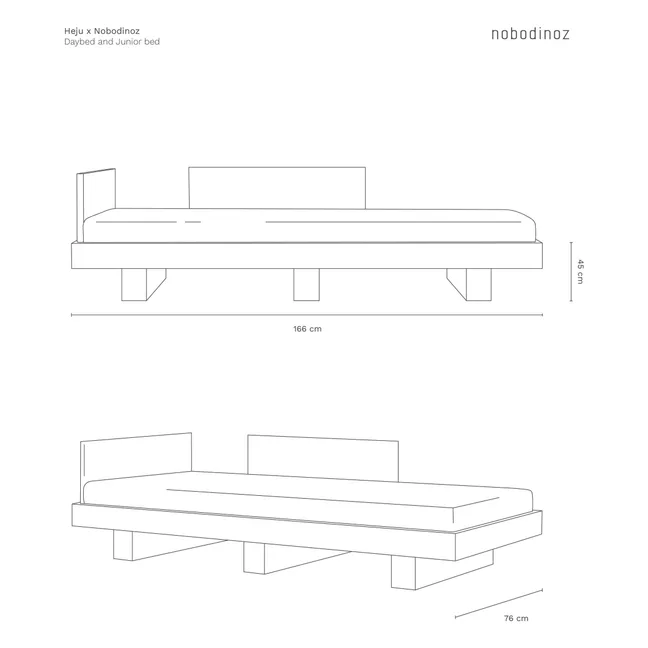 Nobodinoz x Heju cama junior evolutiva