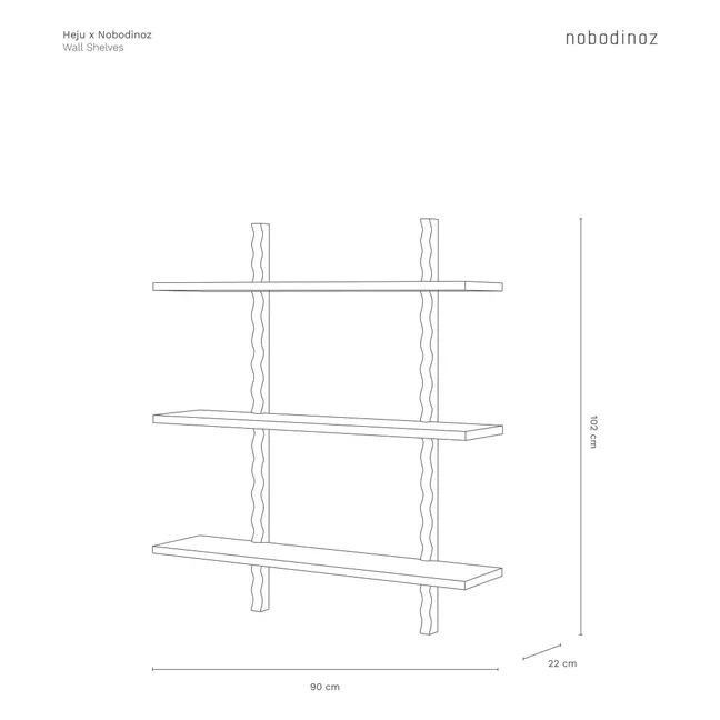 Nobodinoz x Heju wall shelf