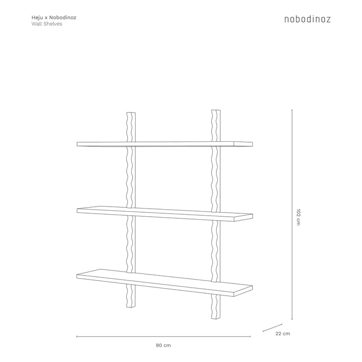 Etagère murale Nobodinoz x Heju- Image produit n°9