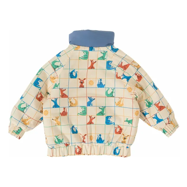 Hopscotch Reversible Jacket | Blue