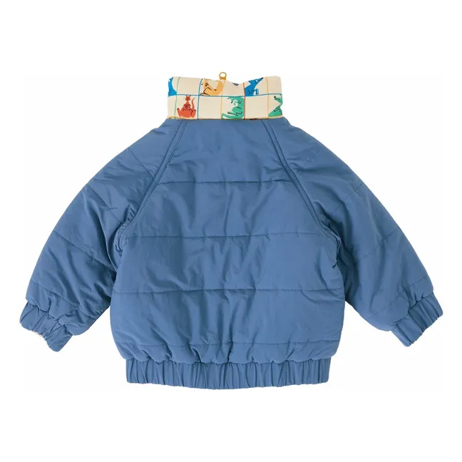 Hopscotch Reversible Jacket | Blue