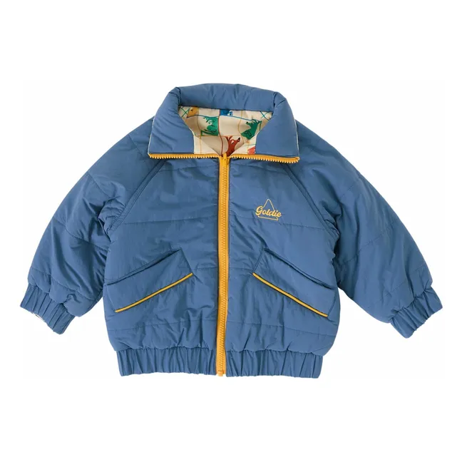 Hopscotch Reversible Jacket | Blue