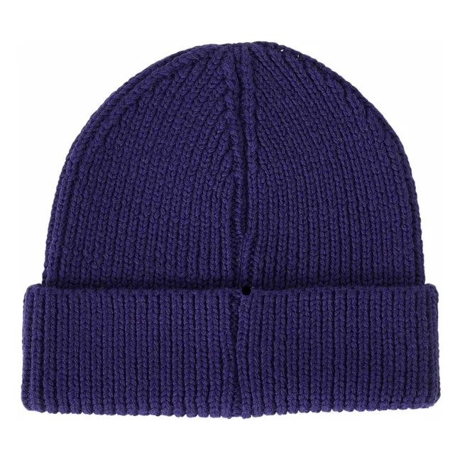 Bonnet Laine Mérinos | Bleu marine