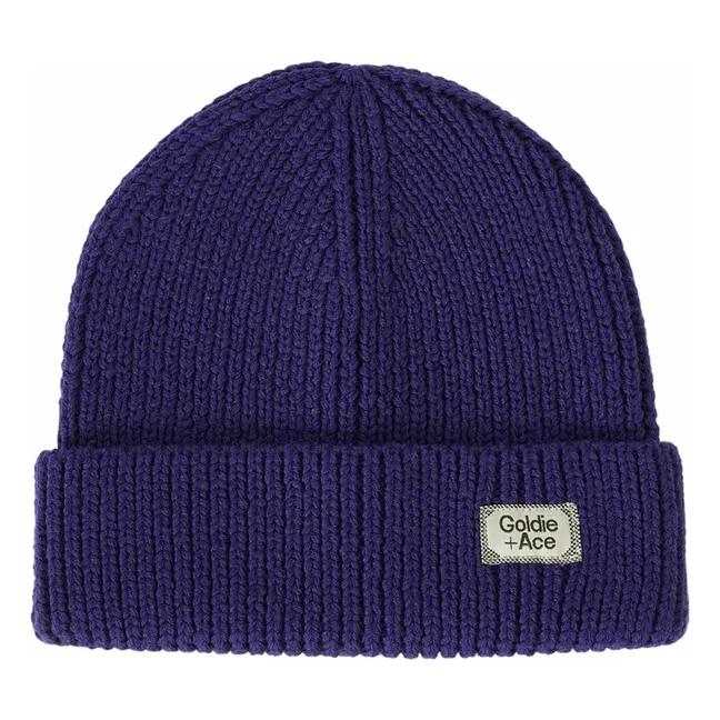 Bonnet Laine Mérinos | Bleu marine