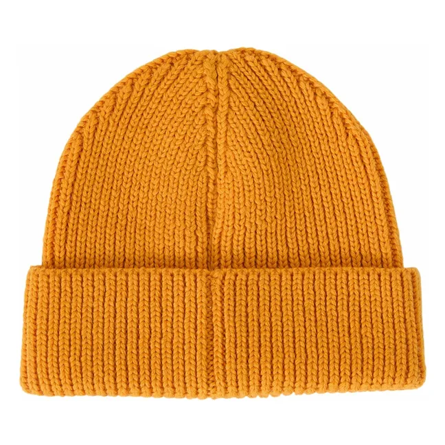 Bonnet Laine Mérinos | Orange