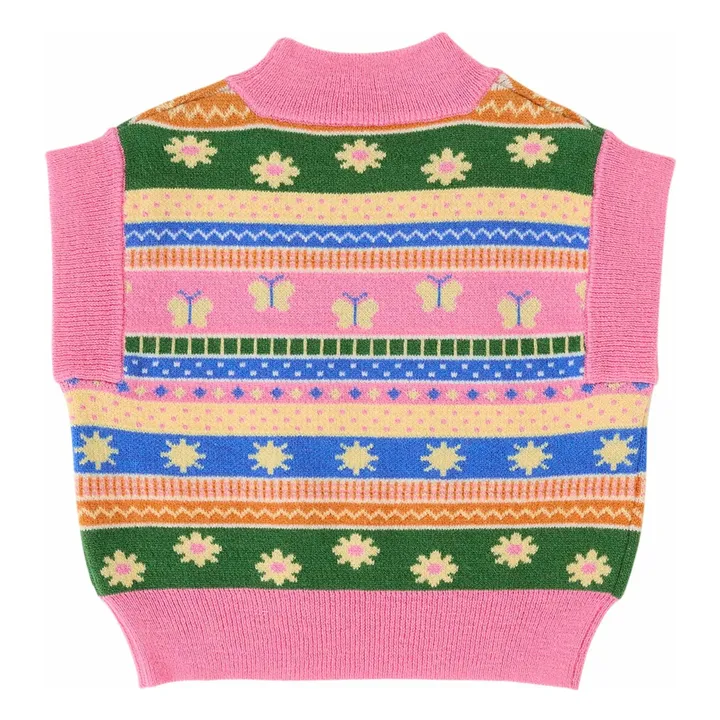 Pull Sans Manches Flutter By | Rose- Image produit n°2