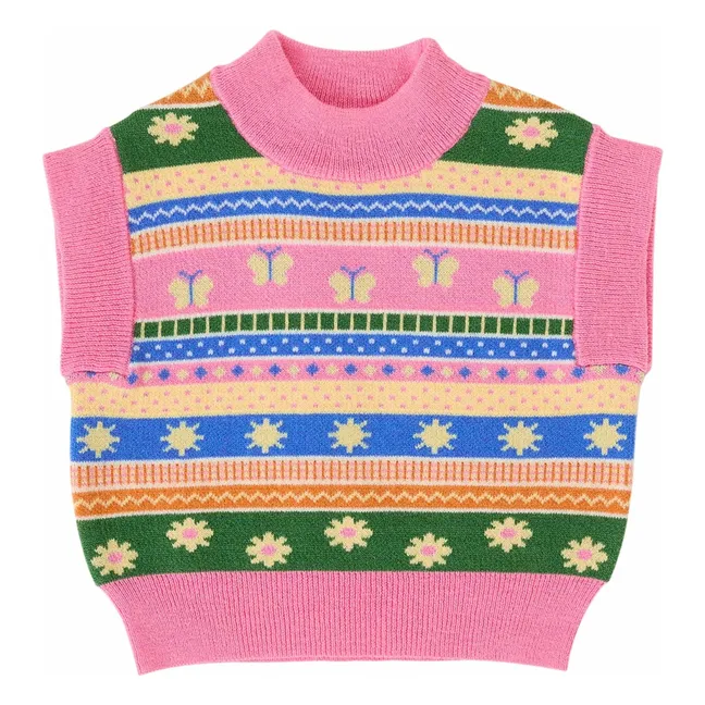 Pull Sans Manches Flutter By | Rose