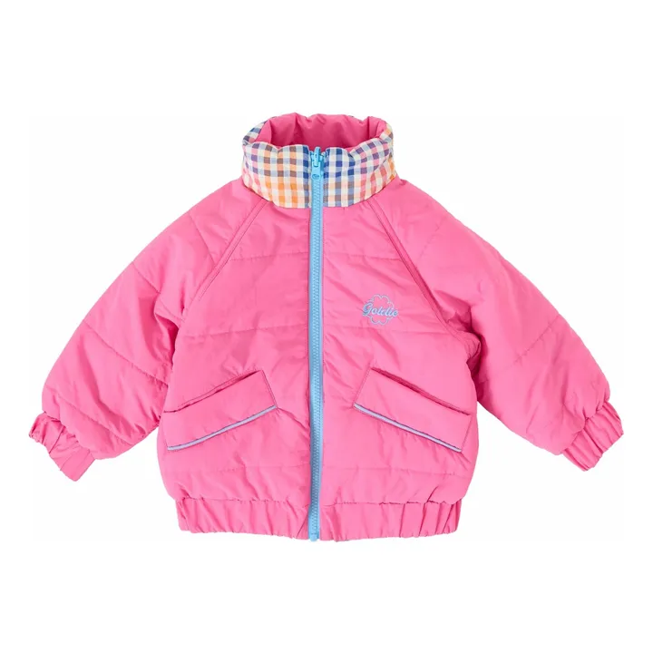 Blouson Réversible Rainbow Gingham | Rose- Image produit n°4