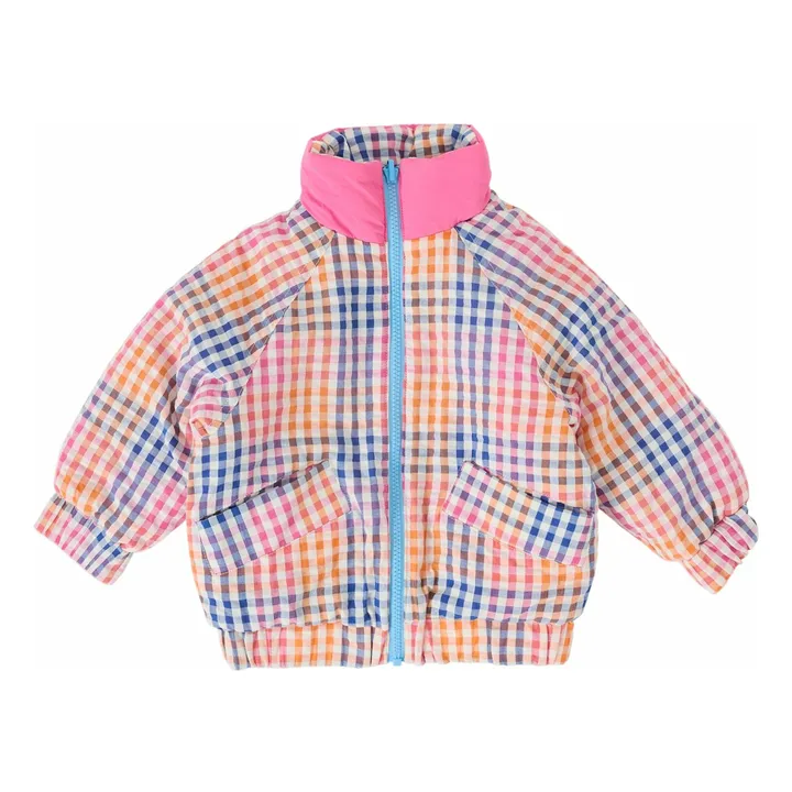 Blouson Réversible Rainbow Gingham | Rose- Image produit n°5