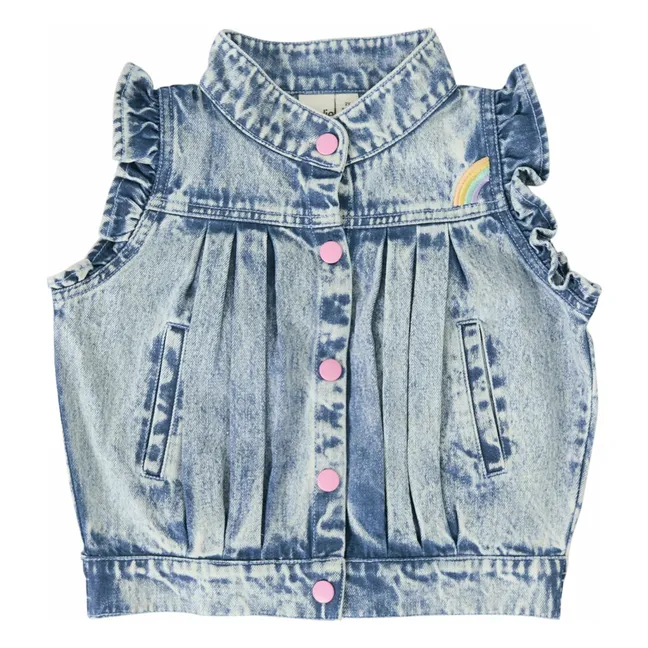 Veste Sans Manches Elodie | Denim