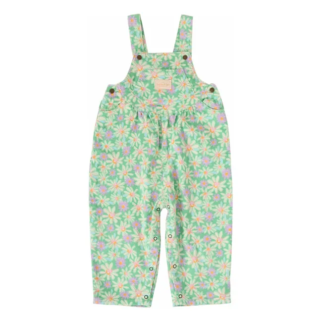 Salopette Daisy Garden | Vert Menthe