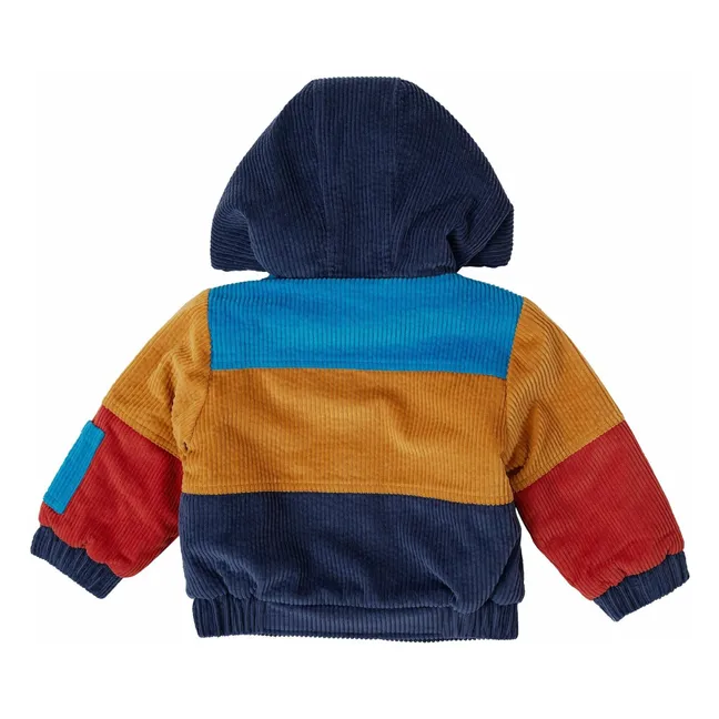 Chaqueta retro de pana | Azul Marino