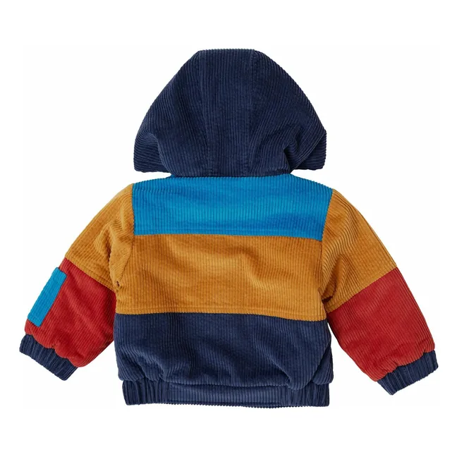 Retro Corduroy Jacket | Navy blue
