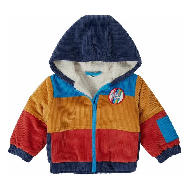 Chaqueta retro de pana | Azul Marino