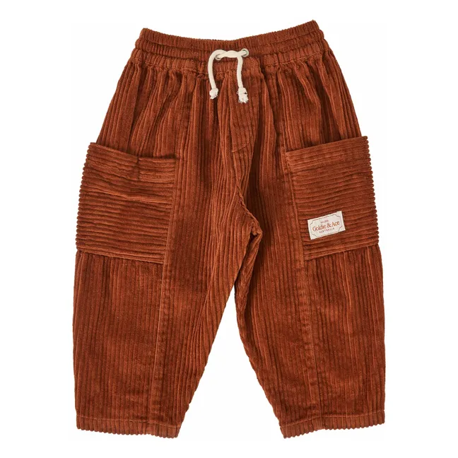 Pantalon Kit Velours Côtelé | Marron