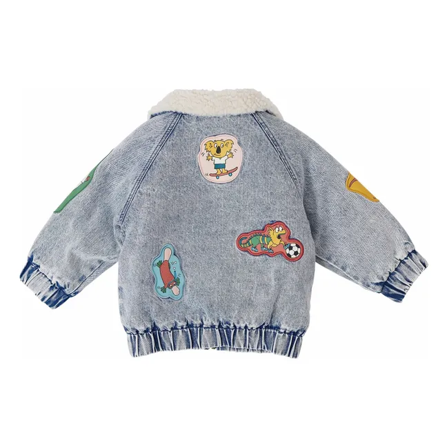 Ari Sherpa jacket | Denim