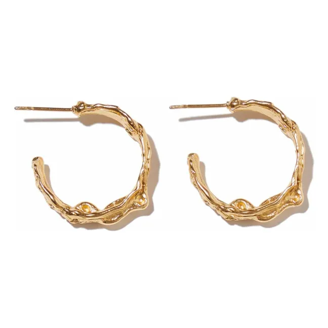 Boucles d'Oreilles Liana | Doré