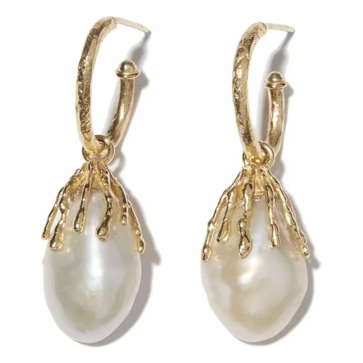 Boucles d'Oreilles Dormir | Doré- Image produit n°0