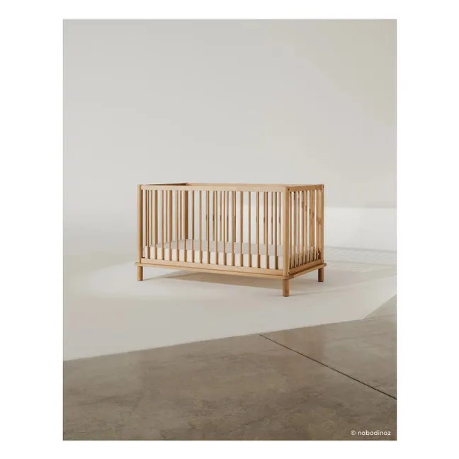Lit bébé évolutif 70x140 Latitude et extension lit junior | Chêne
