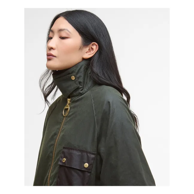 Luella Gewachstes Jacket | Dunkelgrün