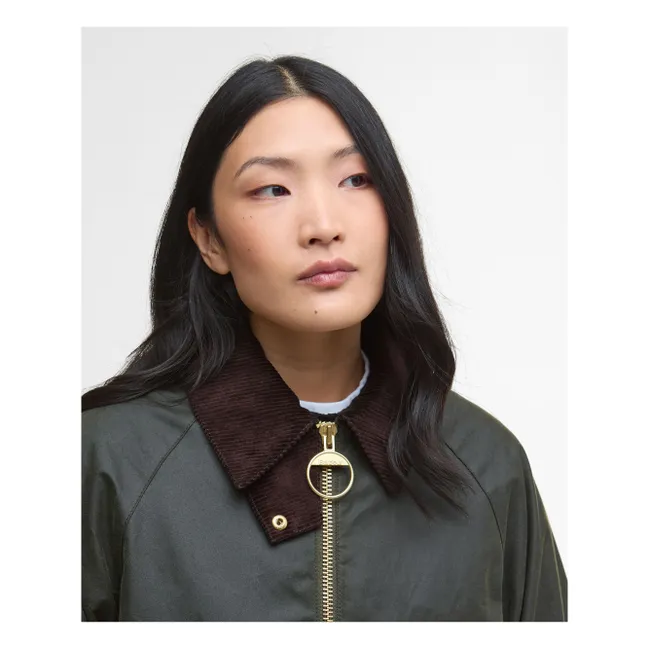 Luella Gewachstes Jacket | Dunkelgrün